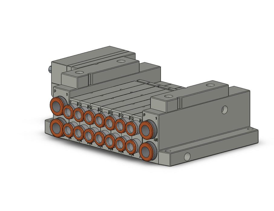 SS5V1-10FD2-07B-N7 5 Port Solenoid Valve Manifold