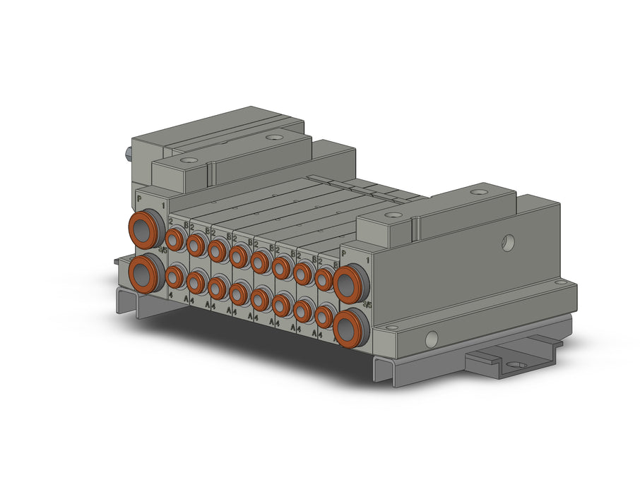 SS5V1-10FD2-08B-C4-D 5 Port Solenoid Valve Manifold