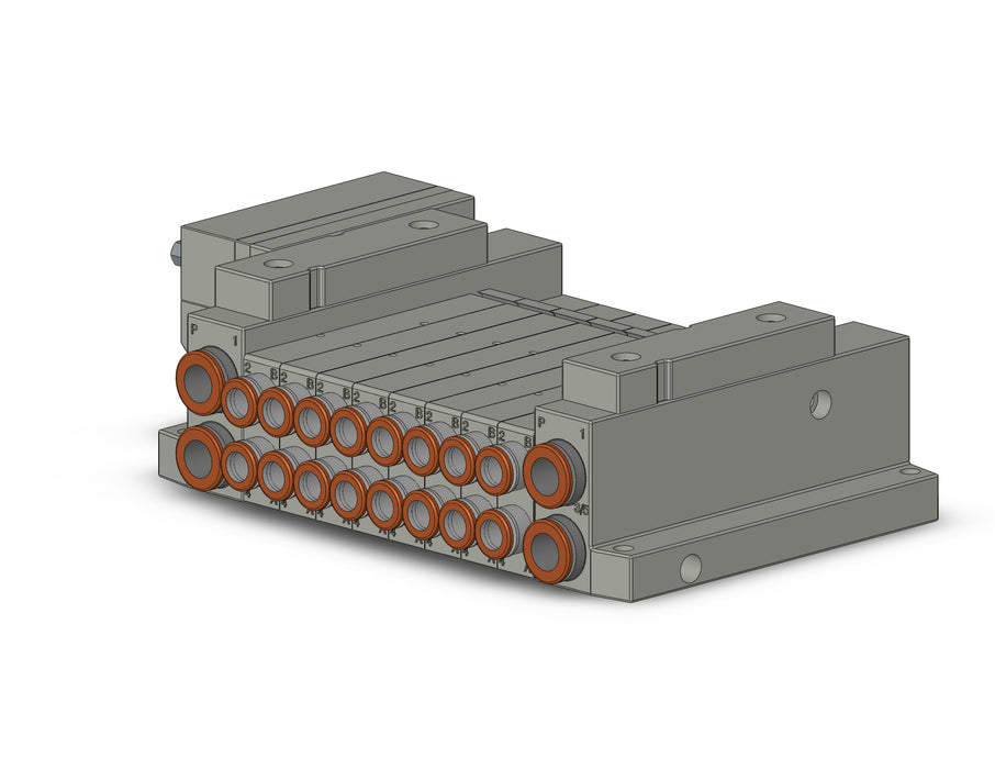 SS5V1-10FD2-08B-N7 5 Port Solenoid Valve Manifold