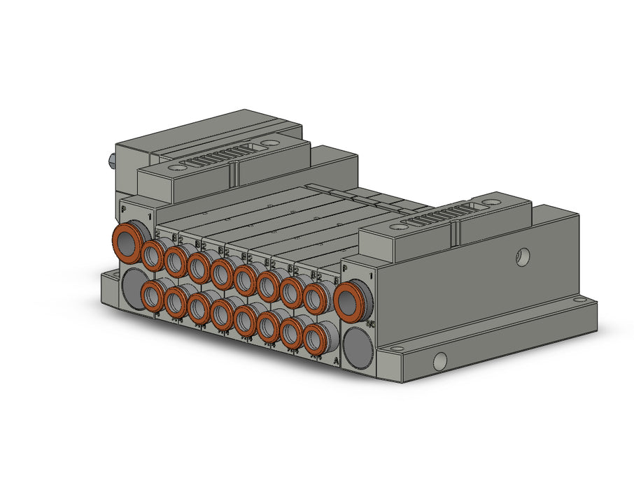 SS5V1-10FD2-08BS-N7 5 Port Solenoid Valve Manifold