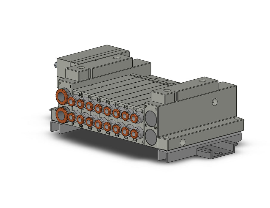 SS5V1-10FD2-08D-N3-D 5 Port Solenoid Valve Manifold