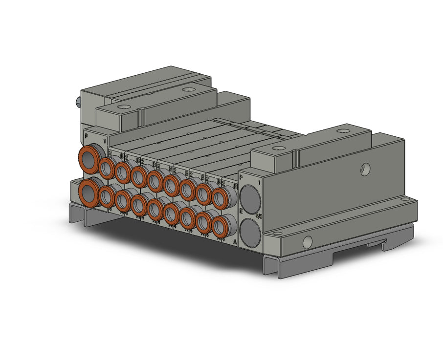 SS5V1-10FD2-08D-N7-D0 5 Port Solenoid Valve Manifold