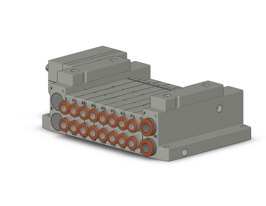 SS5V1-10FD2-08U-N7 5 Port Solenoid Valve Manifold
