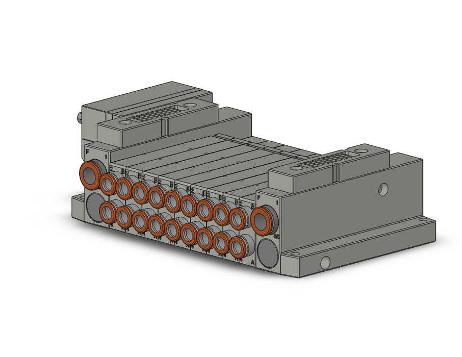 SS5V1-10FD2-09BS-N7 5 Port Solenoid Valve Manifold
