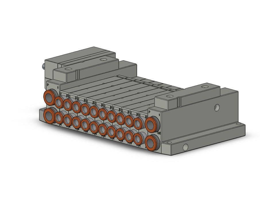 SS5V1-10FD2-10B-N7 5 Port Solenoid Valve Manifold