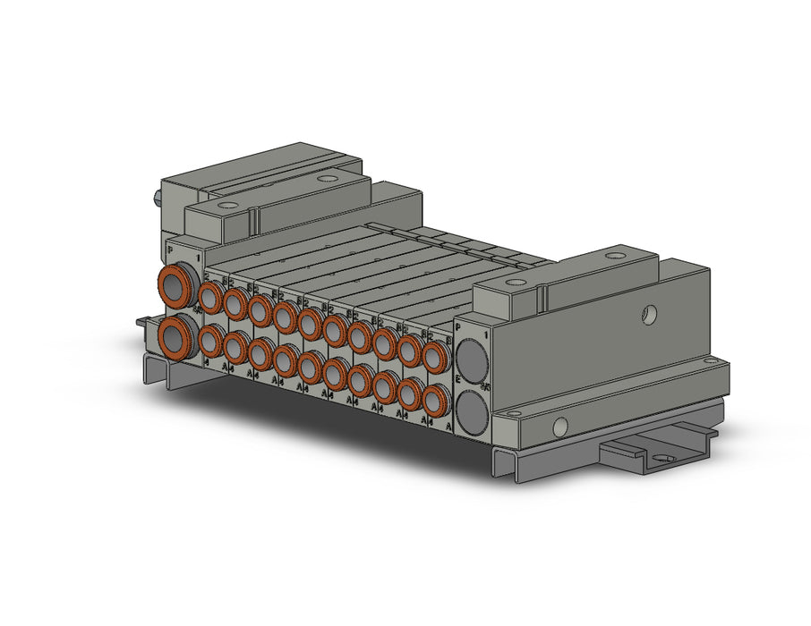 SS5V1-10FD2-10D-C6-D 5 Port Solenoid Valve Manifold