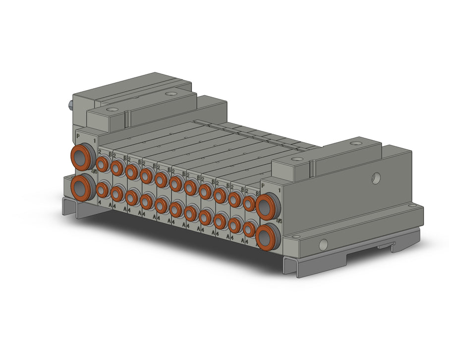 SS5V1-10FD2-11B-C4-D0 5 Port Solenoid Valve Manifold