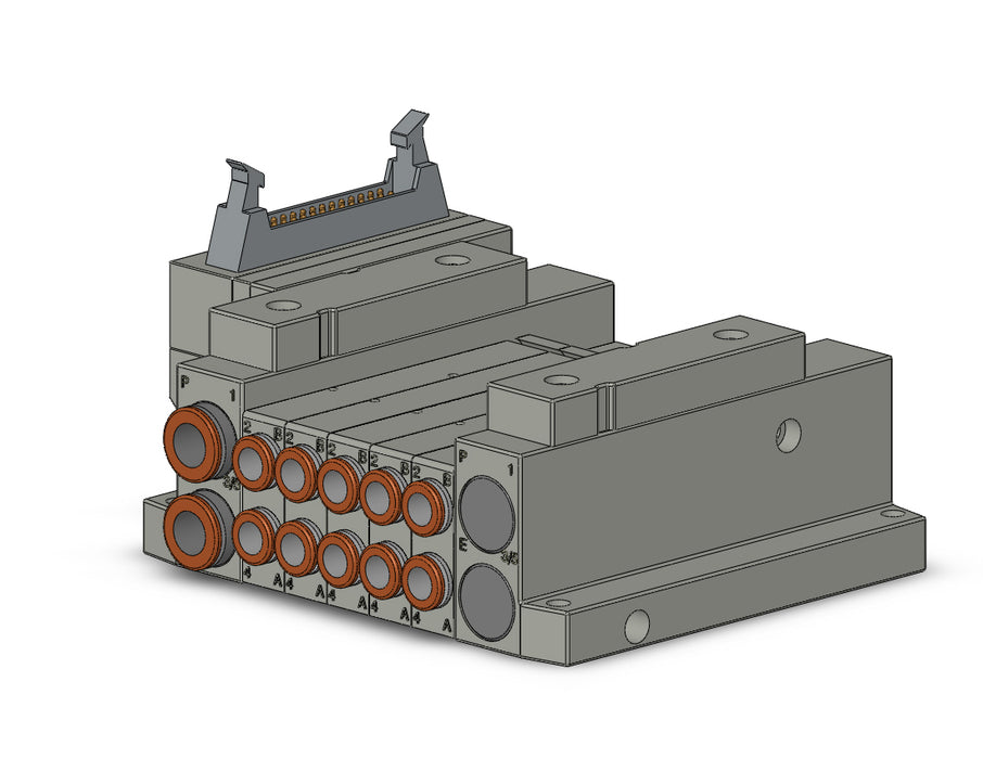 SS5V1-10PD1-05D-C6 5 Port Solenoid Valve Manifold