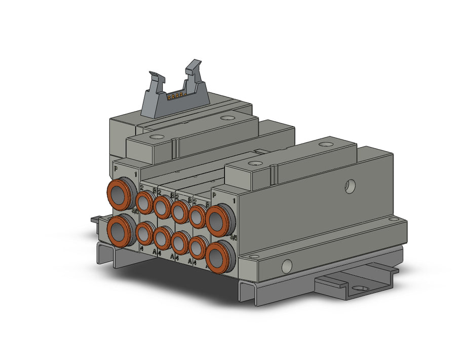 SS5V1-10PHD1-04B-C6-D 5 Port Solenoid Valve Manifold