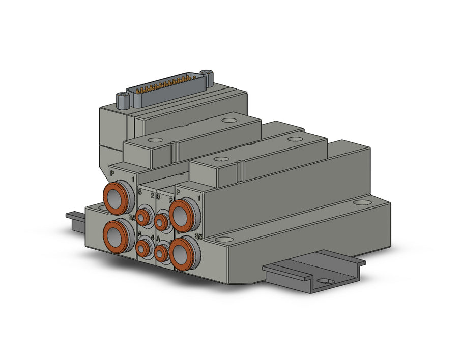 SS5V1-16FD1-02B-C3 5 Port Solenoid Valve Manifold