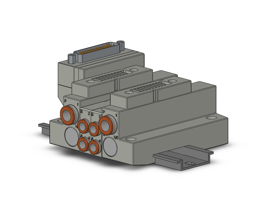 SS5V1-16FD1-02BS-C6 5 Port Solenoid Valve Manifold