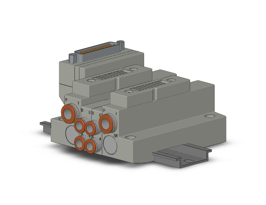 SS5V1-16FD1-02BS-N7 5 Port Solenoid Valve Manifold