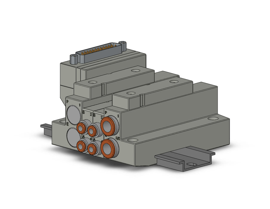 SS5V1-16FD1-02U-N3 5 Port Solenoid Valve Manifold