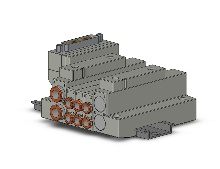 SS5V1-16FD1-03D-C6 5 Port Solenoid Valve Manifold