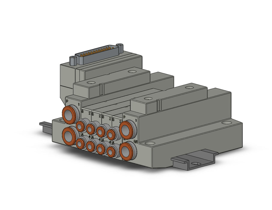 SS5V1-16FD1-04B-N3 5 Port Solenoid Valve Manifold