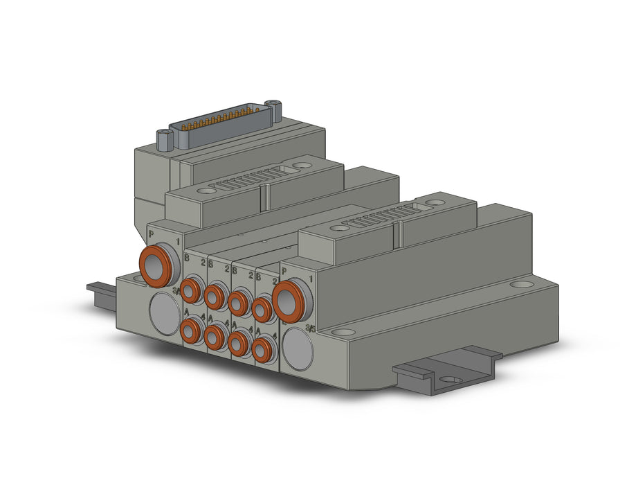 SS5V1-16FD1-04BS-C4 5 Port Solenoid Valve Manifold