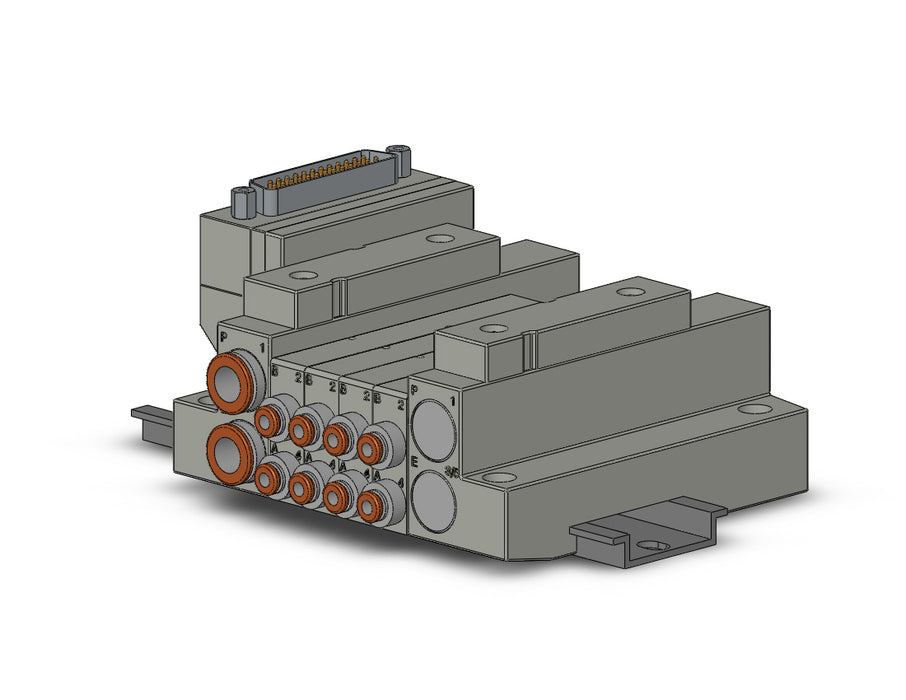 SS5V1-16FD1-04D-N1 5 Port Solenoid Valve Manifold