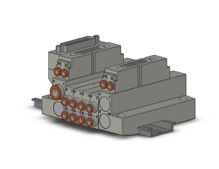 SS5V1-16FD1-04DRS-N3 5 Port Solenoid Valve Manifold