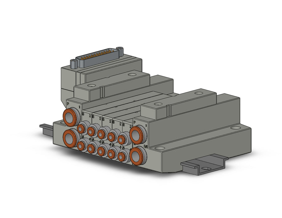 SS5V1-16FD1-05B-N1 5 Port Solenoid Valve Manifold