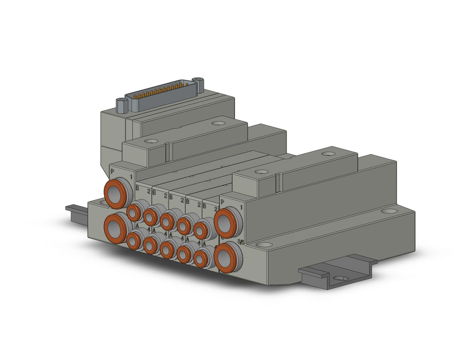 SS5V1-16FD1-05B-N3 5 Port Solenoid Valve Manifold