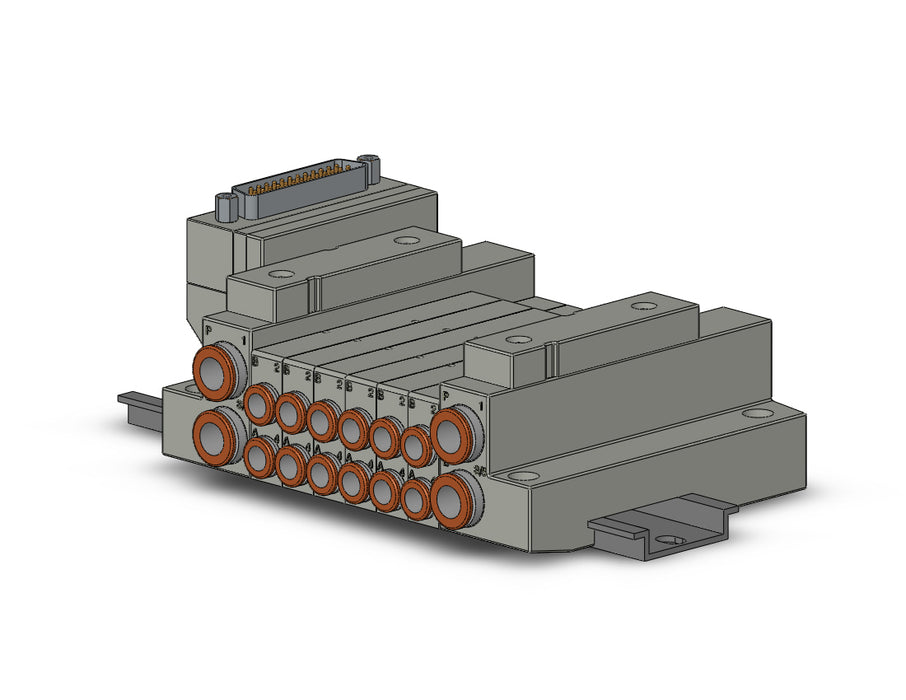 SS5V1-16FD1-06B-C6 5 Port Solenoid Valve Manifold