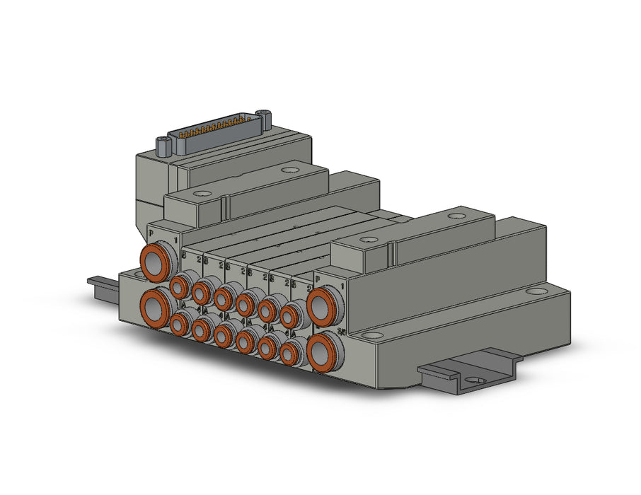 SS5V1-16FD1-06B-N3 5 Port Solenoid Valve Manifold