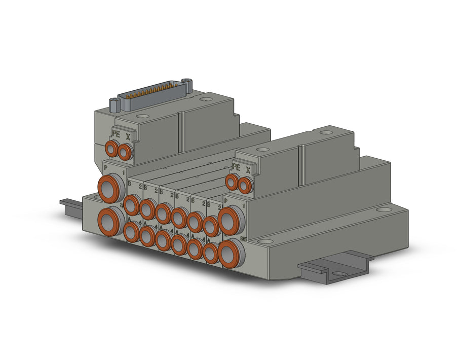 SS5V1-16FD1-06BR-C6 5 Port Solenoid Valve Manifold