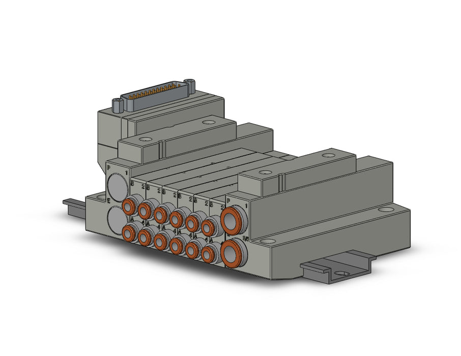 SS5V1-16FD1-06U-N3 5 Port Solenoid Valve Manifold