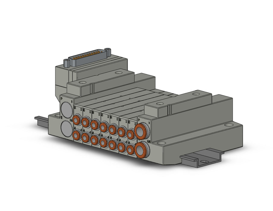 SS5V1-16FD1-07U-C4 5 Port Solenoid Valve Manifold