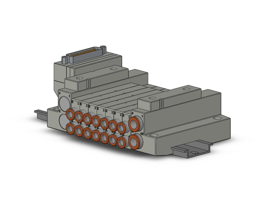 SS5V1-16FD1-07U-N7 5 Port Solenoid Valve Manifold