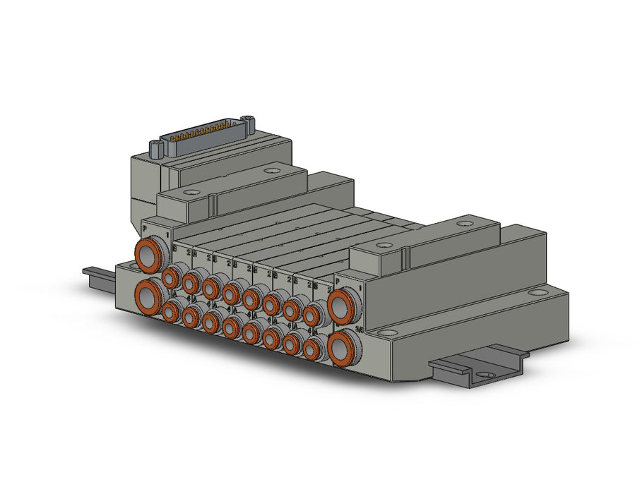 SS5V1-16FD1-08B-N3 5 Port Solenoid Valve Manifold