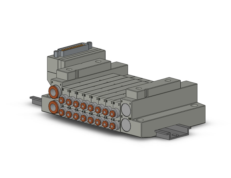 SS5V1-16FD1-08D-N1 5 Port Solenoid Valve Manifold