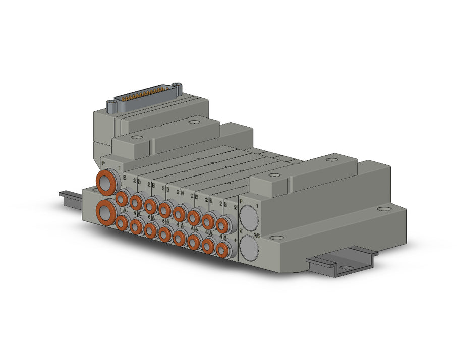 SS5V1-16FD1-08D-N3 5 Port Solenoid Valve Manifold