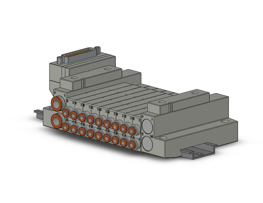 SS5V1-16FD1-09D-N3 5 Port Solenoid Valve Manifold