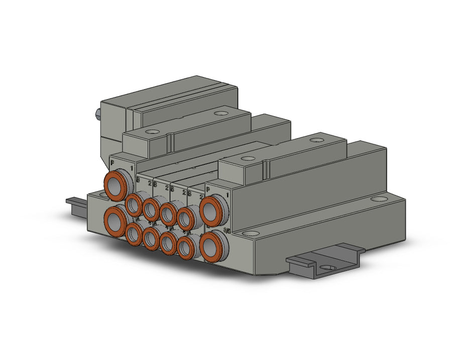 SS5V1-16FD2-04B-N7 5 Port Solenoid Valve Manifold