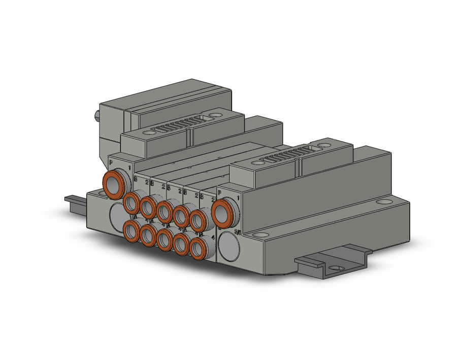 SS5V1-16FD2-05BS-N7 5 Port Solenoid Valve Manifold
