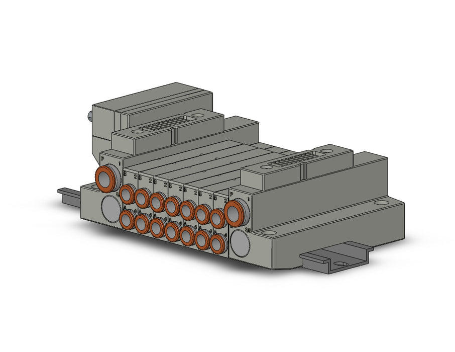 SS5V1-16FD2-07BS-C6 5 Port Solenoid Valve Manifold
