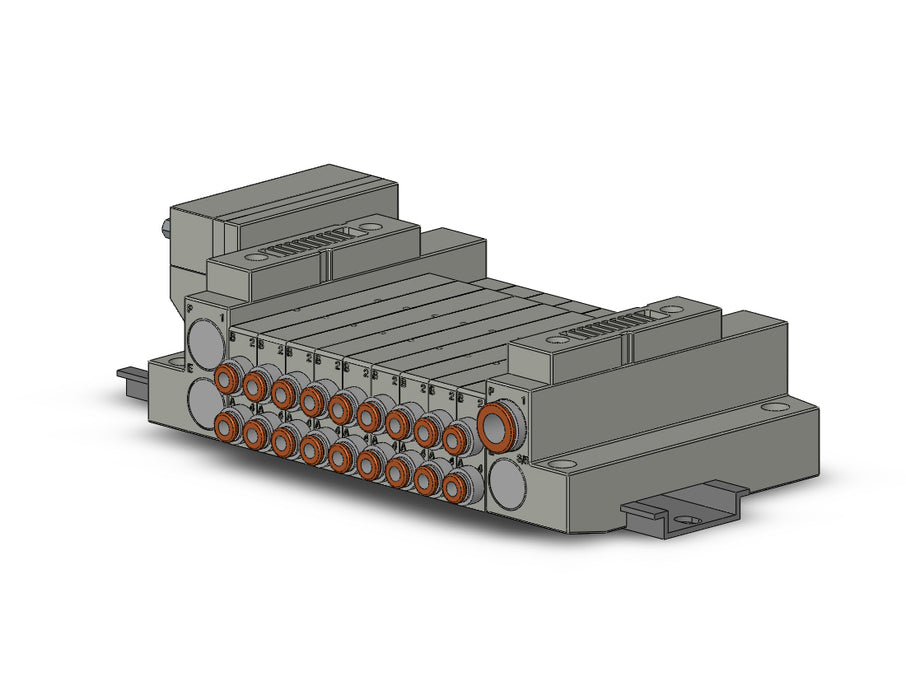 SS5V1-16FD2-09US-N3 5 Port Solenoid Valve Manifold