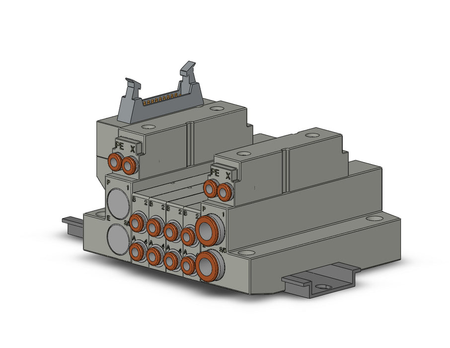 SS5V1-16PGD1-04UR-C4 5 Port Solenoid Valve Manifold