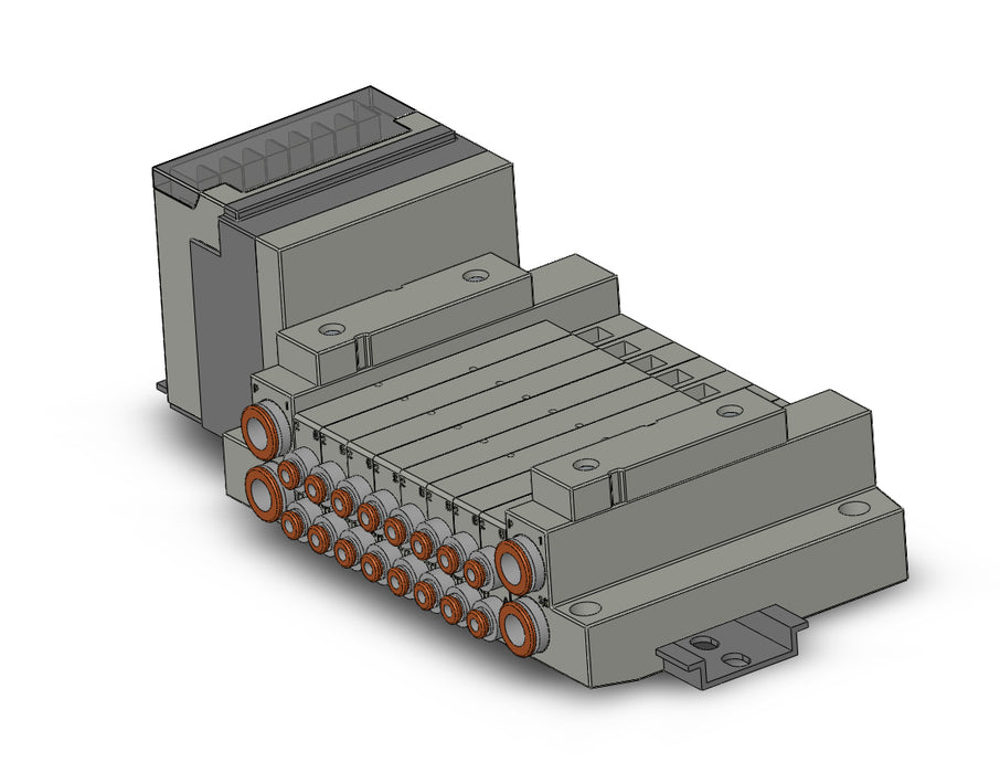 SS5V1-16S3QD-08B-N1 5 Port Solenoid Valve Manifold