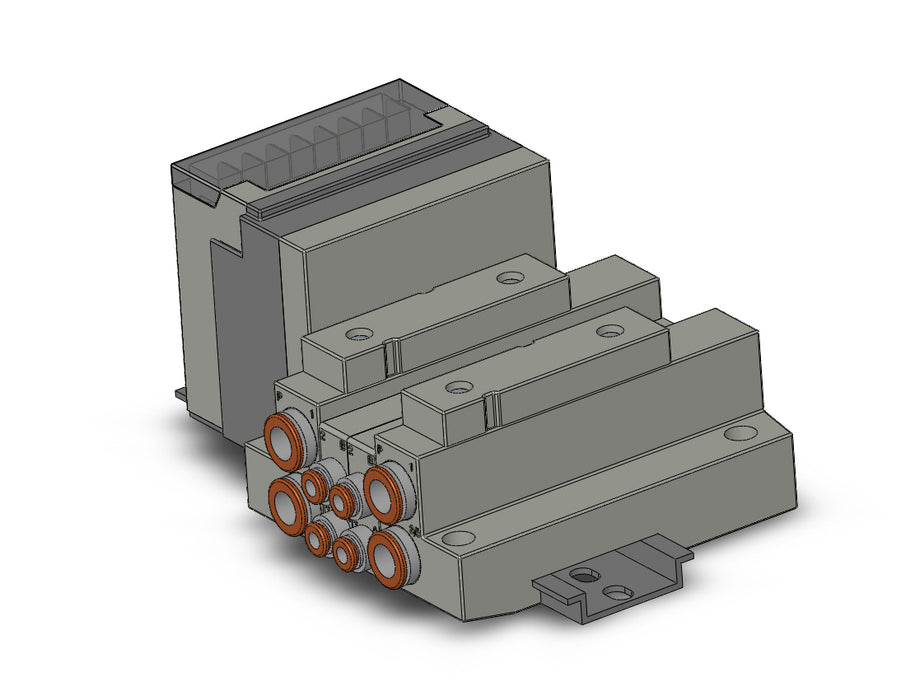 SS5V1-16S3VD-02B-N3 5 Port Solenoid Valve Manifold
