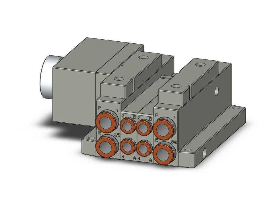 SS5V1-W10CD-02B-C6 5 Port Solenoid Valve Manifold