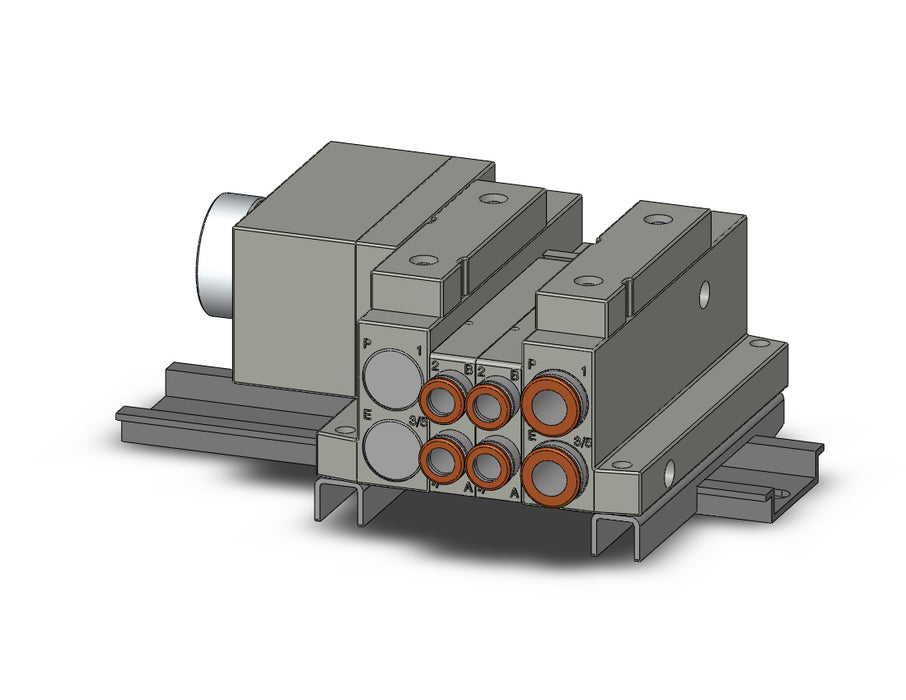 SS5V1-W10CD-02U-N7-D 5 Port Solenoid Valve Manifold