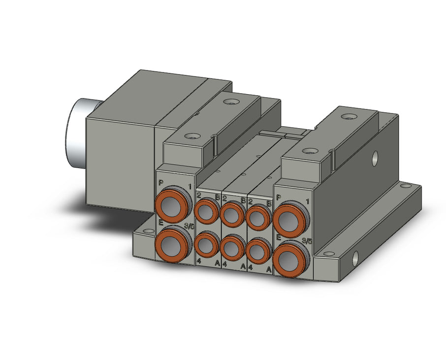 SS5V1-W10CD-03B-C6 5 Port Solenoid Valve Manifold