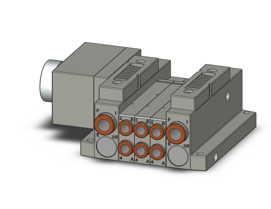 SS5V1-W10CD-03BS-C6 5 Port Solenoid Valve Manifold