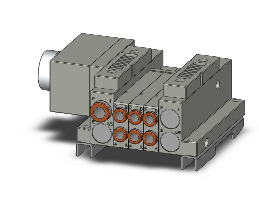 SS5V1-W10CD-03DS-C6-D0 5 Port Solenoid Valve Manifold
