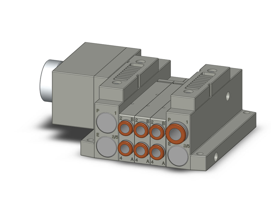 SS5V1-W10CD-03US-C6 5 Port Solenoid Valve Manifold
