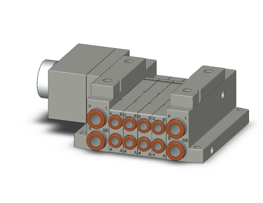 SS5V1-W10CD-04B-C6 5 Port Solenoid Valve Manifold