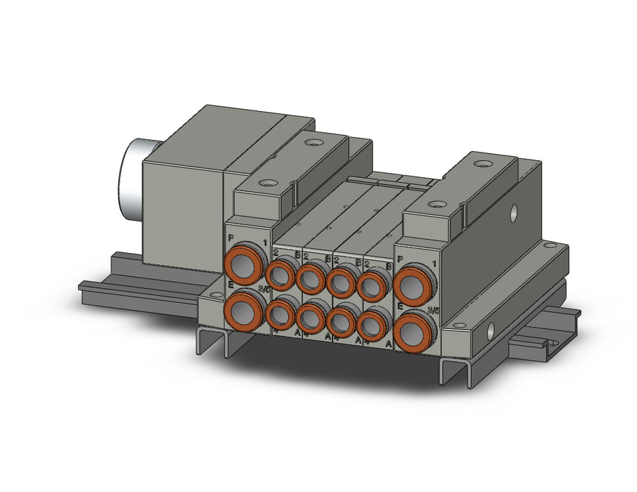 SS5V1-W10CD-04B-N7-D 5 Port Solenoid Valve Manifold