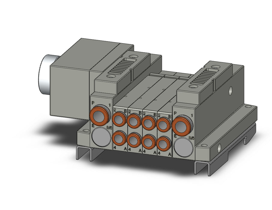 SS5V1-W10CD-04BS-C6-D0 5 Port Solenoid Valve Manifold